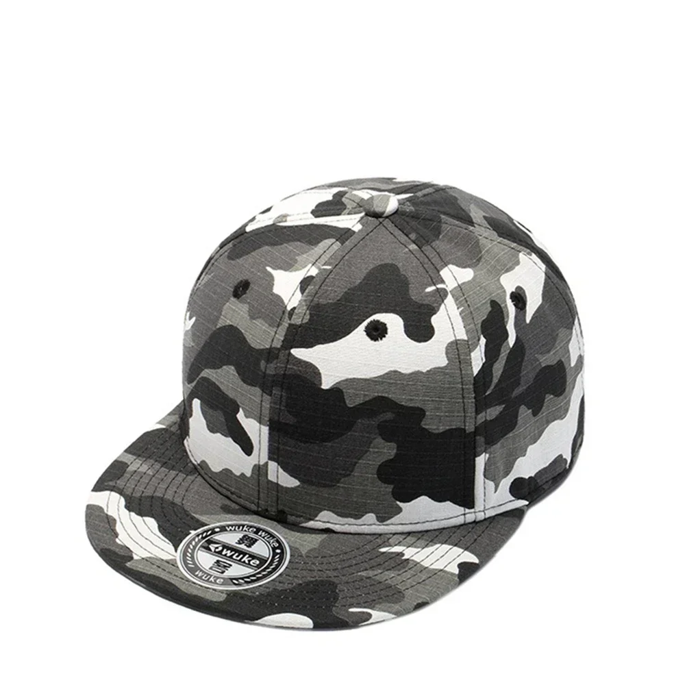 TOHUIYAN Camouflage Baseball Cap Men Adjustable Snapback Hats Outdoor Flat Brim Sports Caps Casual Cotton Hip Hop Hat For Women