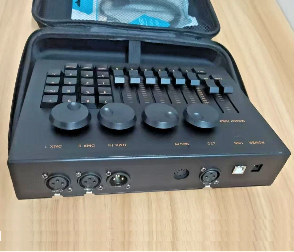 Mini asa de comando controlador de festa DJ Bolsa console de iluminação de palco DMX para MA2 onPC