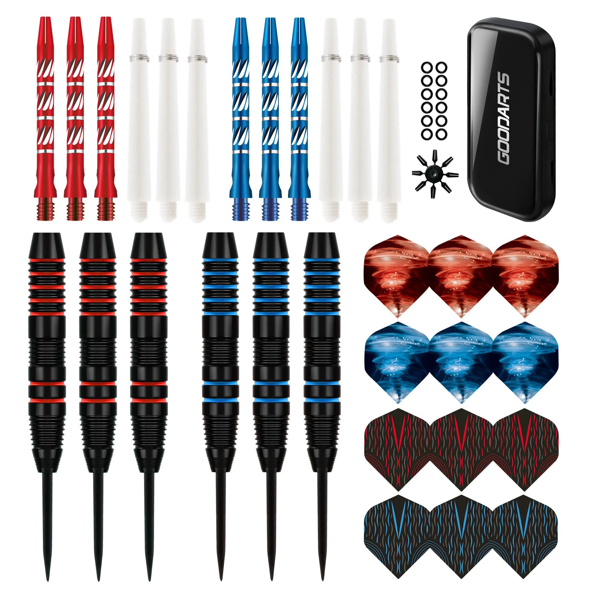 6PCS Pin Darts 20g Indoor Entertainment Competitive Darts Combination Red and Blue Series