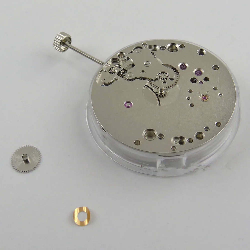 1pc 17 Jewels Mechanical Watch Movement 36.6mm, Hand Wind Repair Part for ETA 6498/6498-1, 2 Hands Small Second