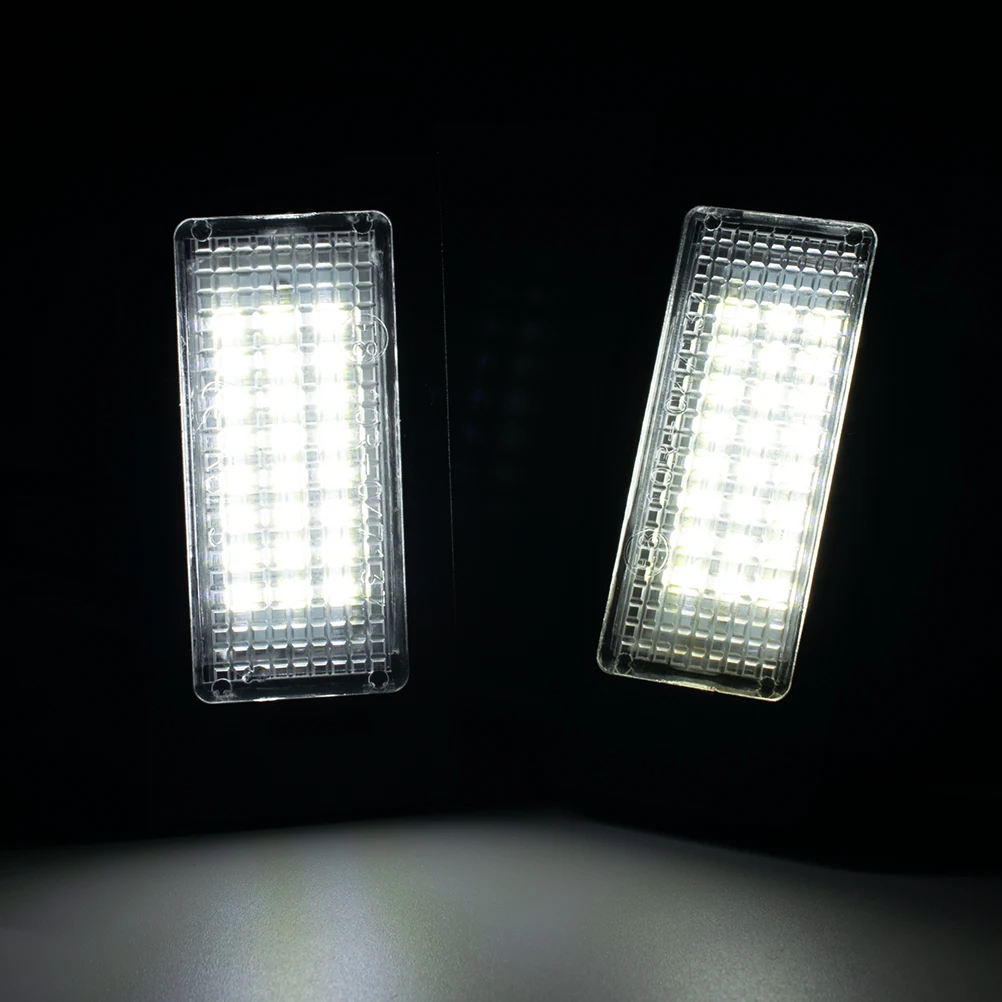 2 pcs Canbus Led Number Plate HID White Rear Tag License Plate Light Lamp For BMW E39 M5 E70 E71 X5 X6 E60 M5 E90 E92 E93 M3