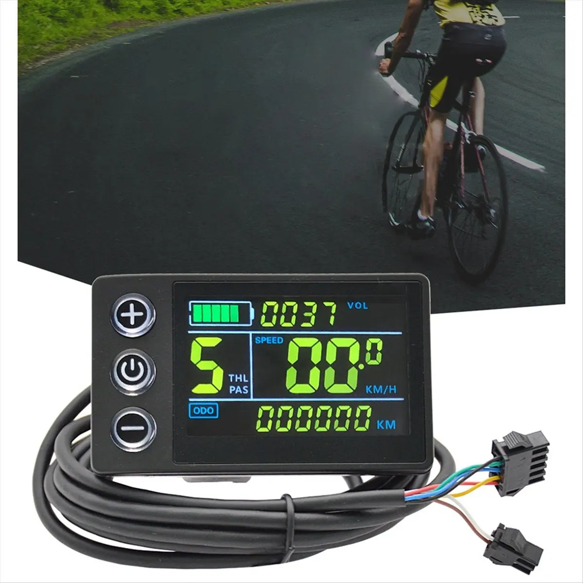 L77A S866 Electric Bicycle Display 24V/36V/48V Colorful LCD Screen Meter SM Ebike Power Assisted Scooter Control Dashboard view 6