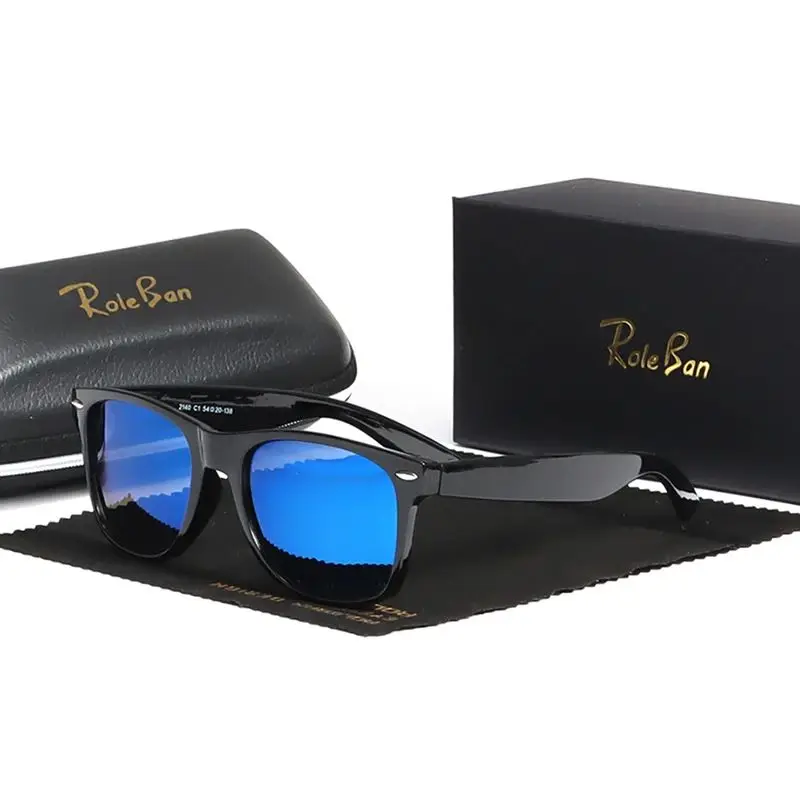 نظارات شمسية مستقطبة كلاسيكية للرجال والنساء ، عالية الجودة ، نظارات مربعة للقيادة ، تخييم ، مشي ، صيد ، نظارات شمسية لركوب الدراجات ، UV400 ، حظر النظارات