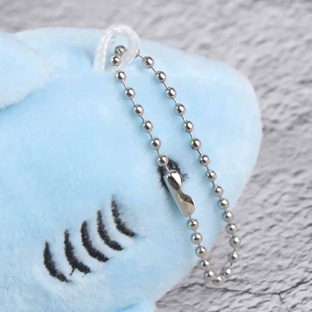 Simulation Shark Aquarium Small Shark Plush Doll Bag Decorated with Cute Claw Doll Shark Doll Key Chain Pendant