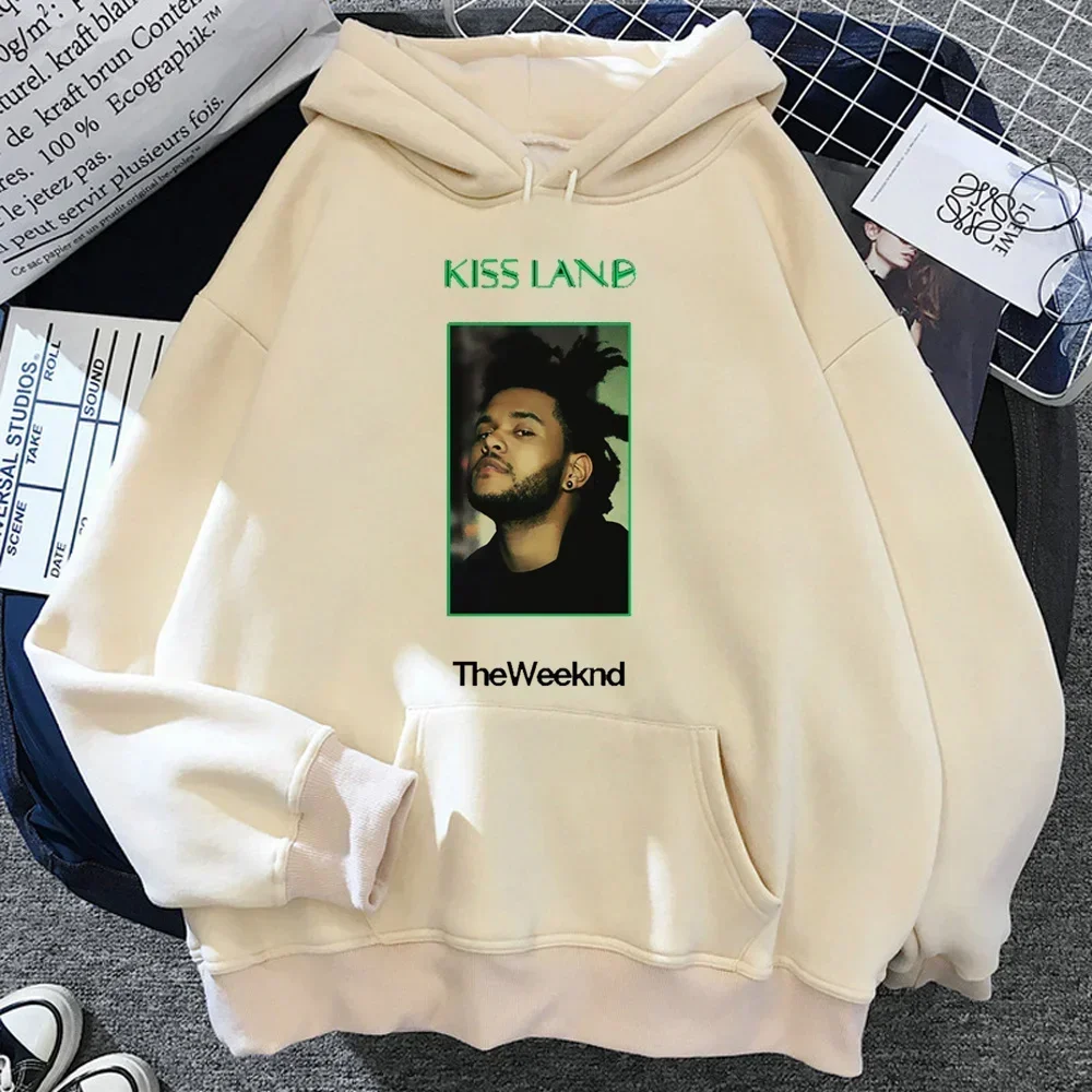 The Weeknd Hoodies Women Vintage Fleece Hood Sweatshirts Women Japanese Pullover Winter Clothes Women