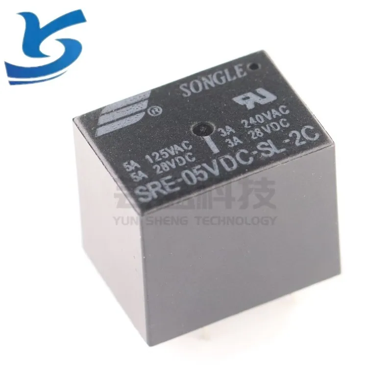 sre-05vdc-sl-2c relay 5V 12V 24V Original New AC/DC POWER DIP 4-pin 5-pin In stock