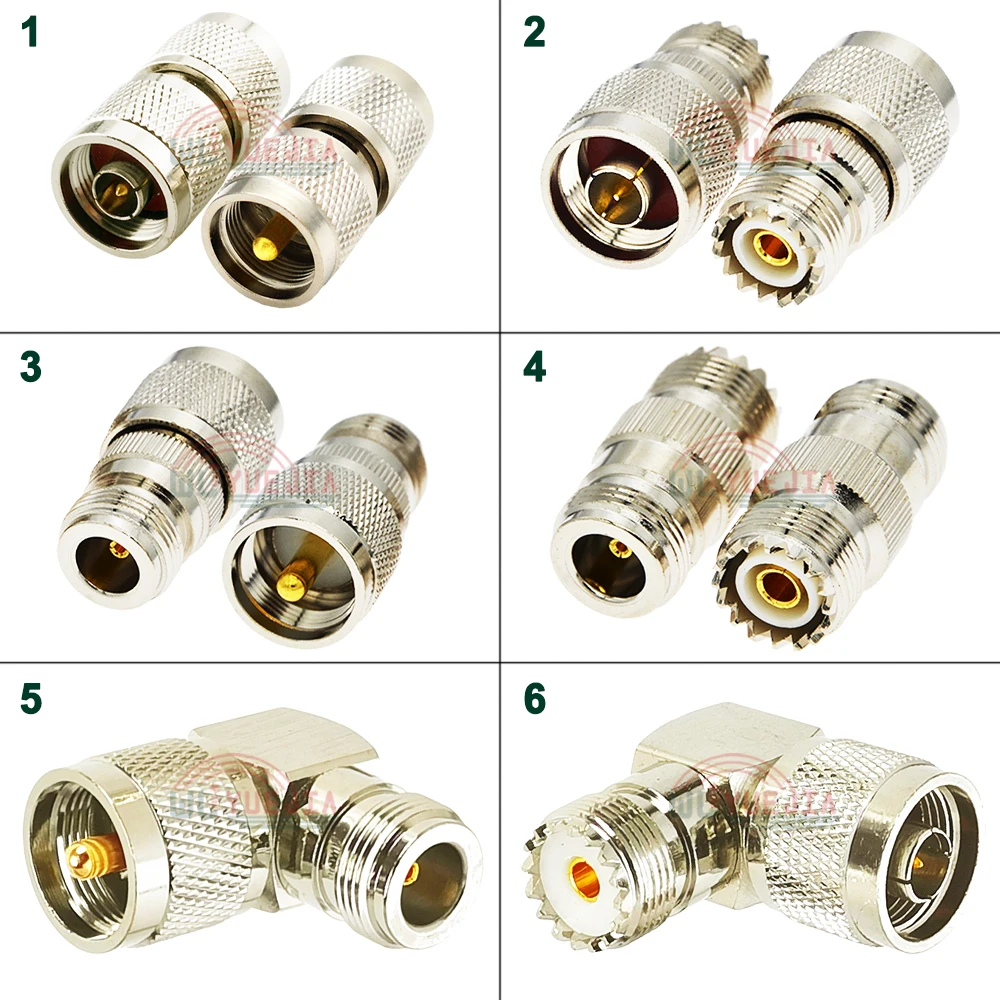 

L16 N to SL16 UHF RF Adapter PL259 SO239 UHF to L16 N Male Plug female Jack Straight Right Angle RF Coax Connector High Quanlity