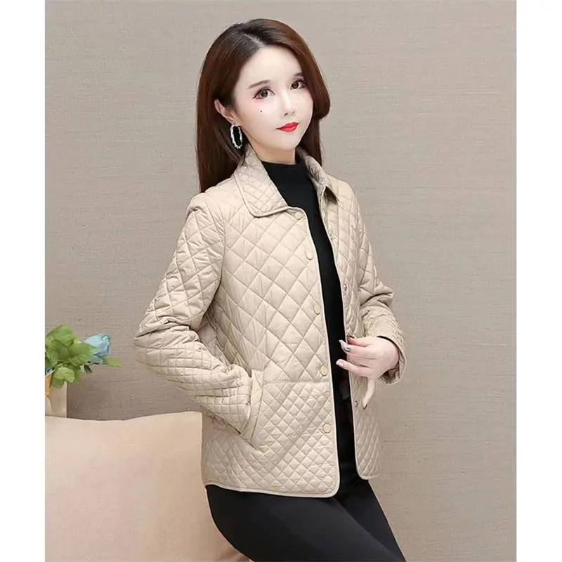 2023 NEW Autumn Winter Coat Fashion Women\'s Lightweight Down Cotton Keep Warm Jacket Female Korean Casual Outerwear Tops