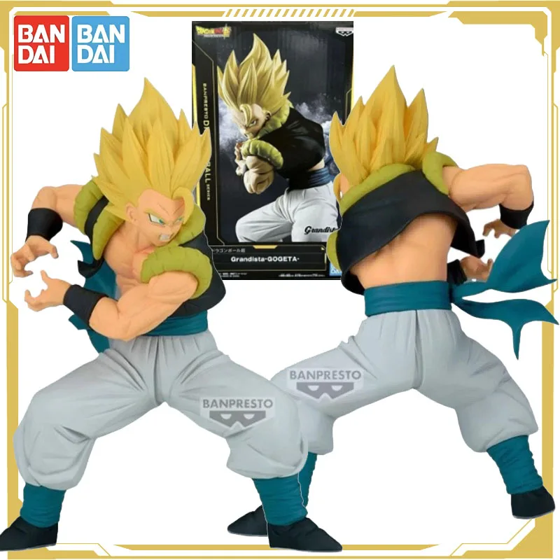 

Bandai Original Dragon Ball Anime Figure Grandista Gogeta Action Figure Toys for Boys Girls Kids Gift Collectible Model Ornament