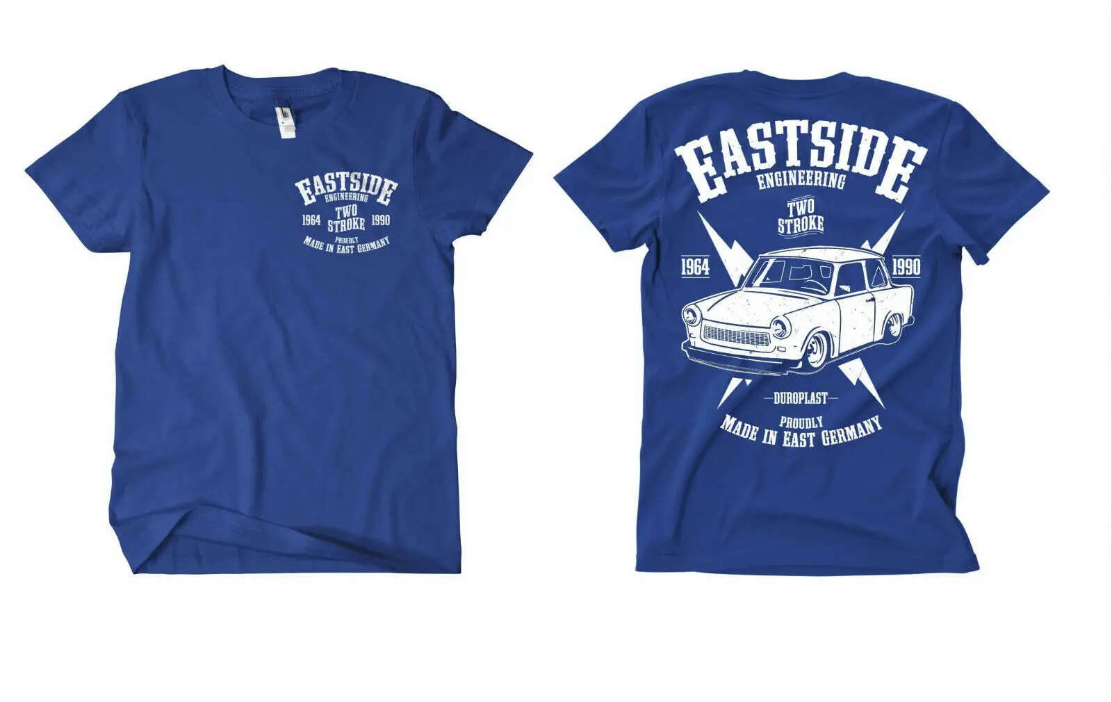 Trabant Eastside T Shirt Blue Fb Cult Ifa Gdr Simson East S51 601