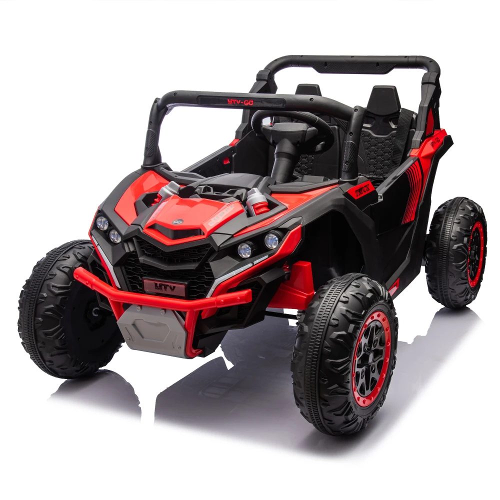 

24V 2-seat Kids Ride-on UTV with Remote Control, Crash Bars, Suitable for Children Aged 3+ Electric Car for Kids