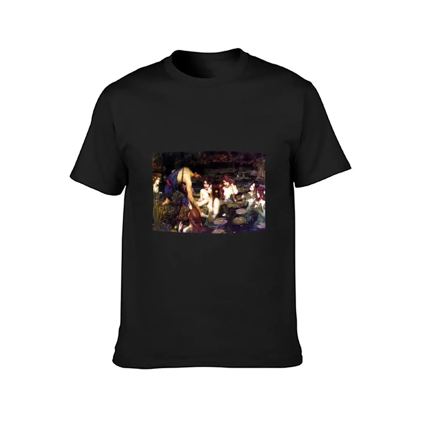 Hylas and the Nymphs - John William Waterhouse T-Shirt quick-drying aesthetic clothes animal prinfor boys t shirt for men