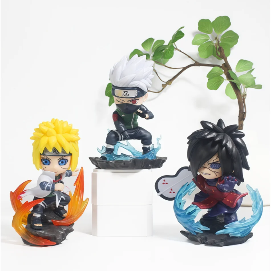Naruto Blind Box Actionfiguren-Set Q-Version PVC Anime-Figuren Uzumaki Sasuke Itachi Kakashi Sammelmodelle Desktop-Geschenk – Detail 5