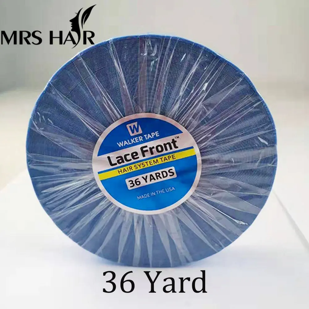 36 Yard 0.8Cm Ultra Hold Rollator Tape Haarlijm Waterdichte Tape In Menselijk Haar Verlenging Kant Pruik Tape Waterdicht Kant