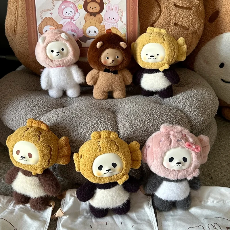 Panpan-caja ciega de felpa de la serie Stand By Me, bonita figura de acción, caja sorpresa personalizada para cumpleaños, llavero con colgante misterioso para niños, juguete