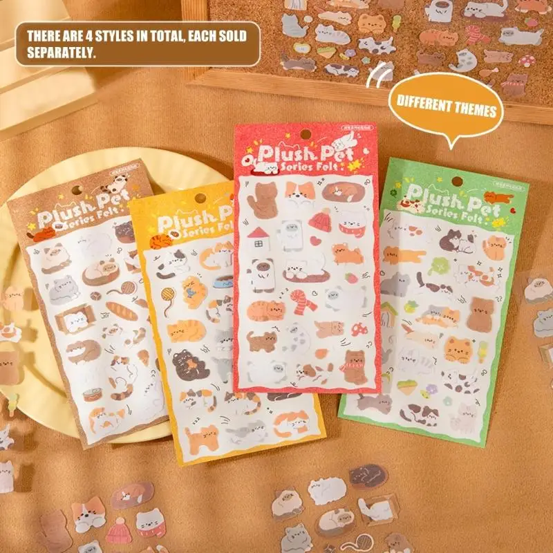 Y5JB Artistic Decorative Scrapbook Sticker for Adult Student, Journaling Sticker Book Aesthetic Sticker Scrapbook Sticker