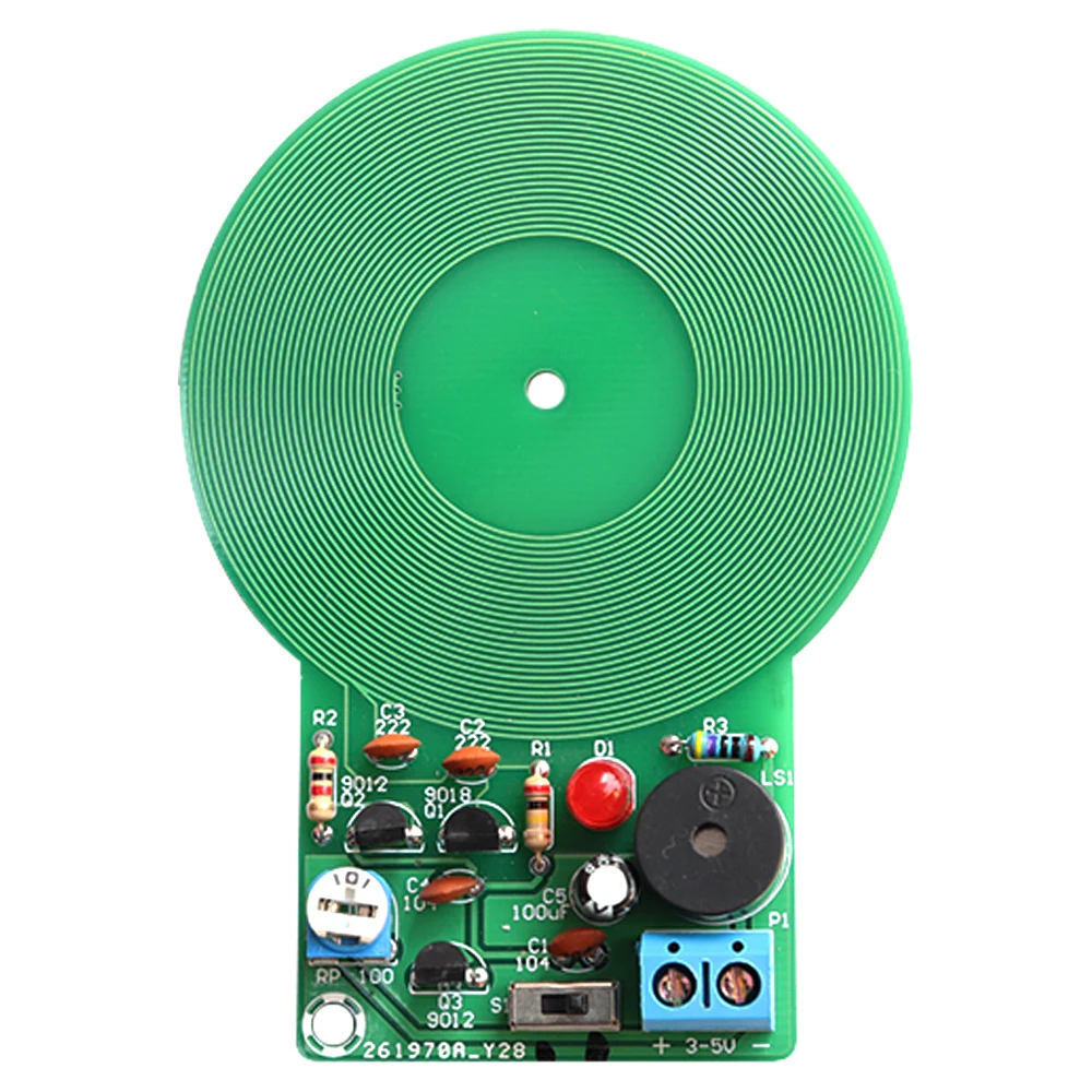 DIY Metal Detector Kits Buzzer Speaker Soldering Practice Board Electronic Detector Creative Electronic Fabrication Projects