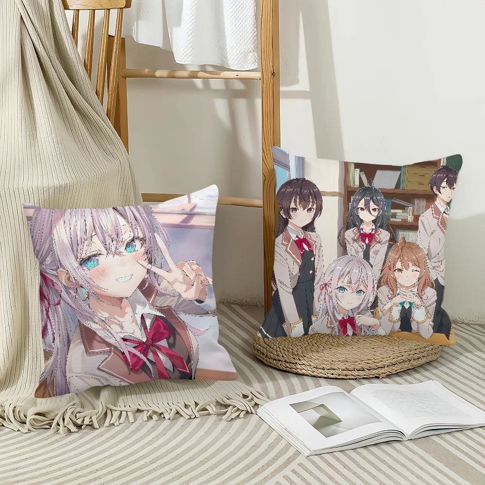 Alya Sometimes Hides Her Feelings cushion cover Anti-dustmite Sofa Cushion Decorative Office Cover Lounge Area Indoor & Outdoor