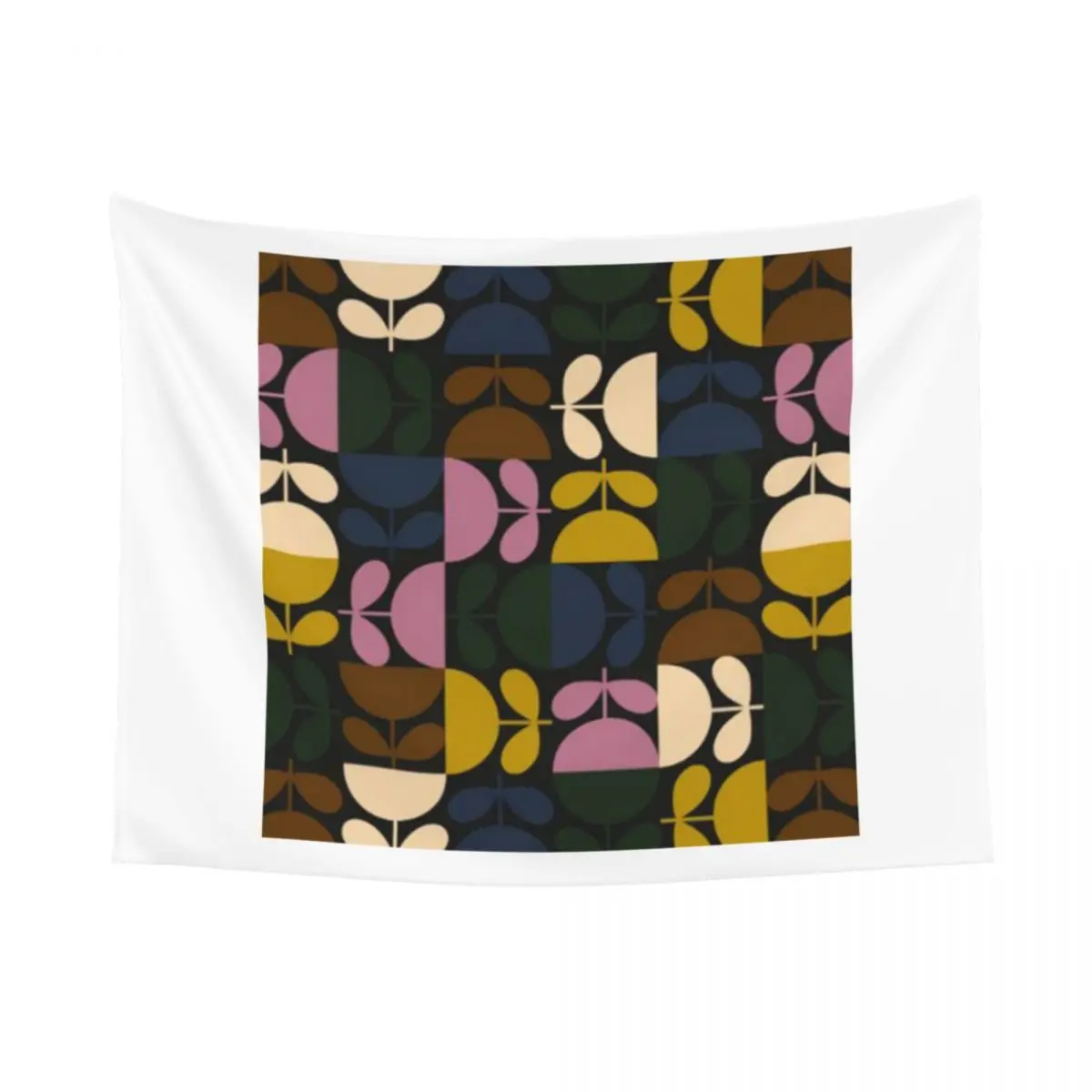 Orla Kiely Multi Stem Tapestry Wall Hanging for Living Room Custom Hippie Abstract Scandinavian Floral Tapestries Home Decor