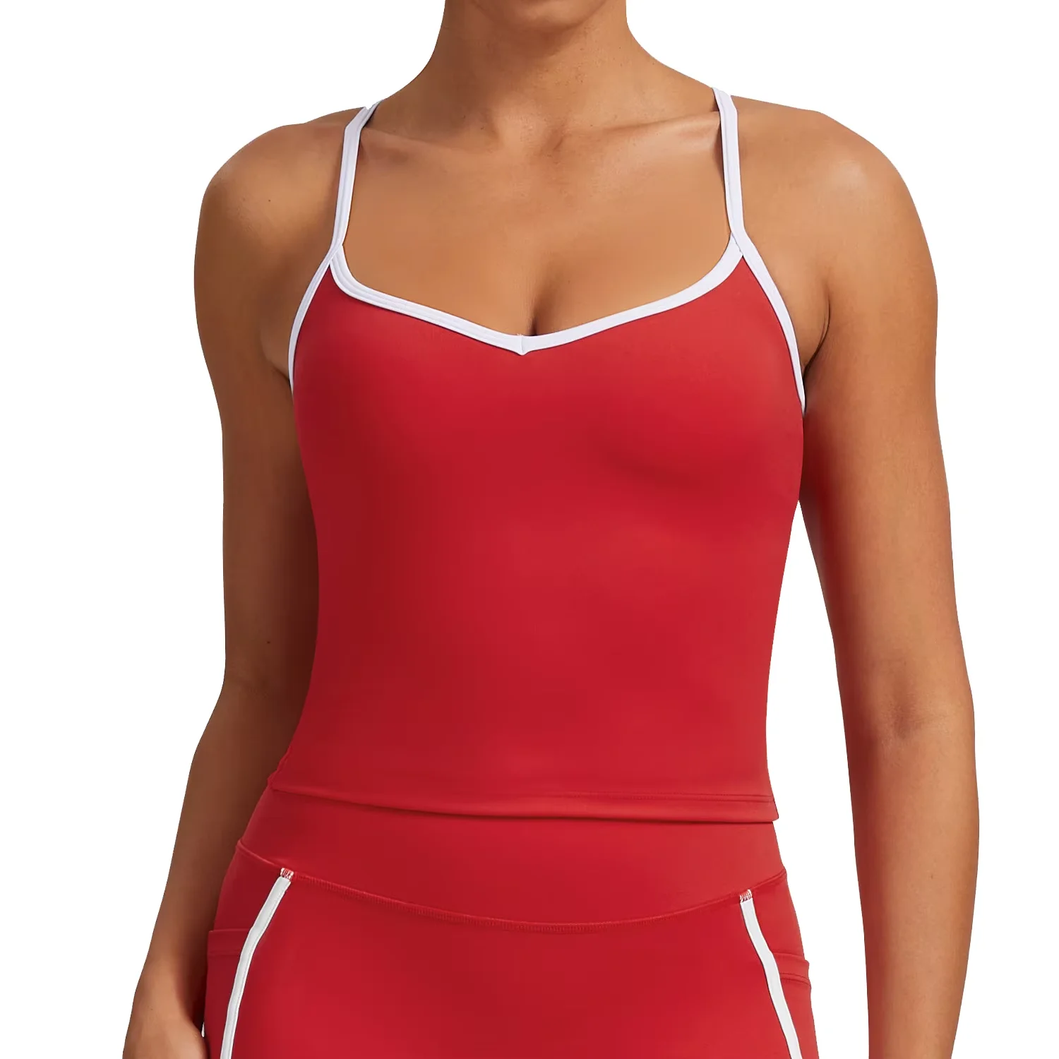 

Женский спортивный бюстгальтер Racerback, дышащий легкий влагоотводящий топ для йоги для бега и тренажерного зала