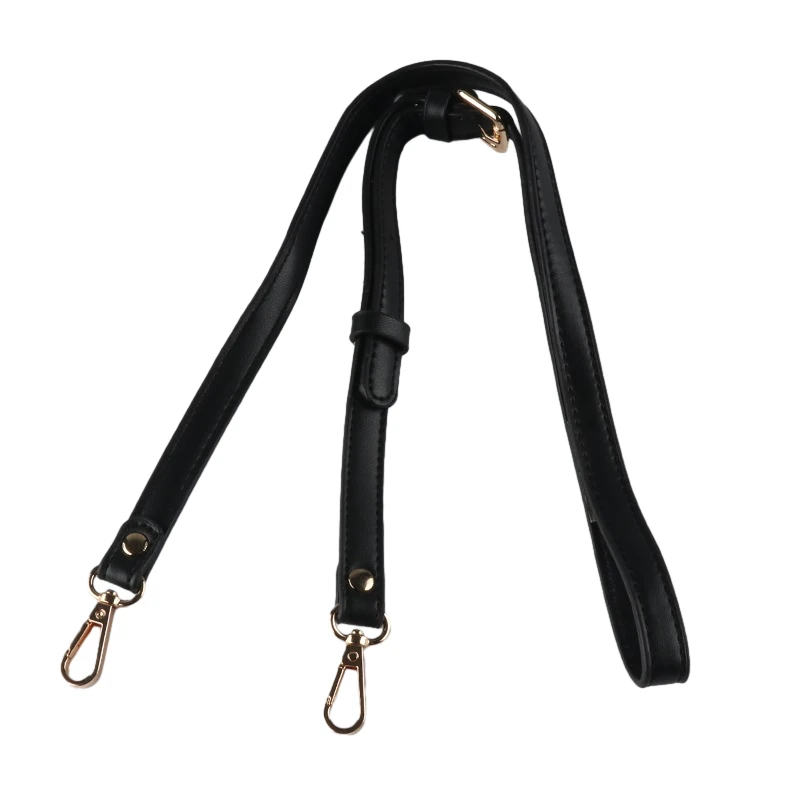 Long Strap Belt Black 1.6cm Wide Replacement Crossbody Handles For Diy Bag Belt Women\'s Adjustable PU Leather Sling Bag Strap