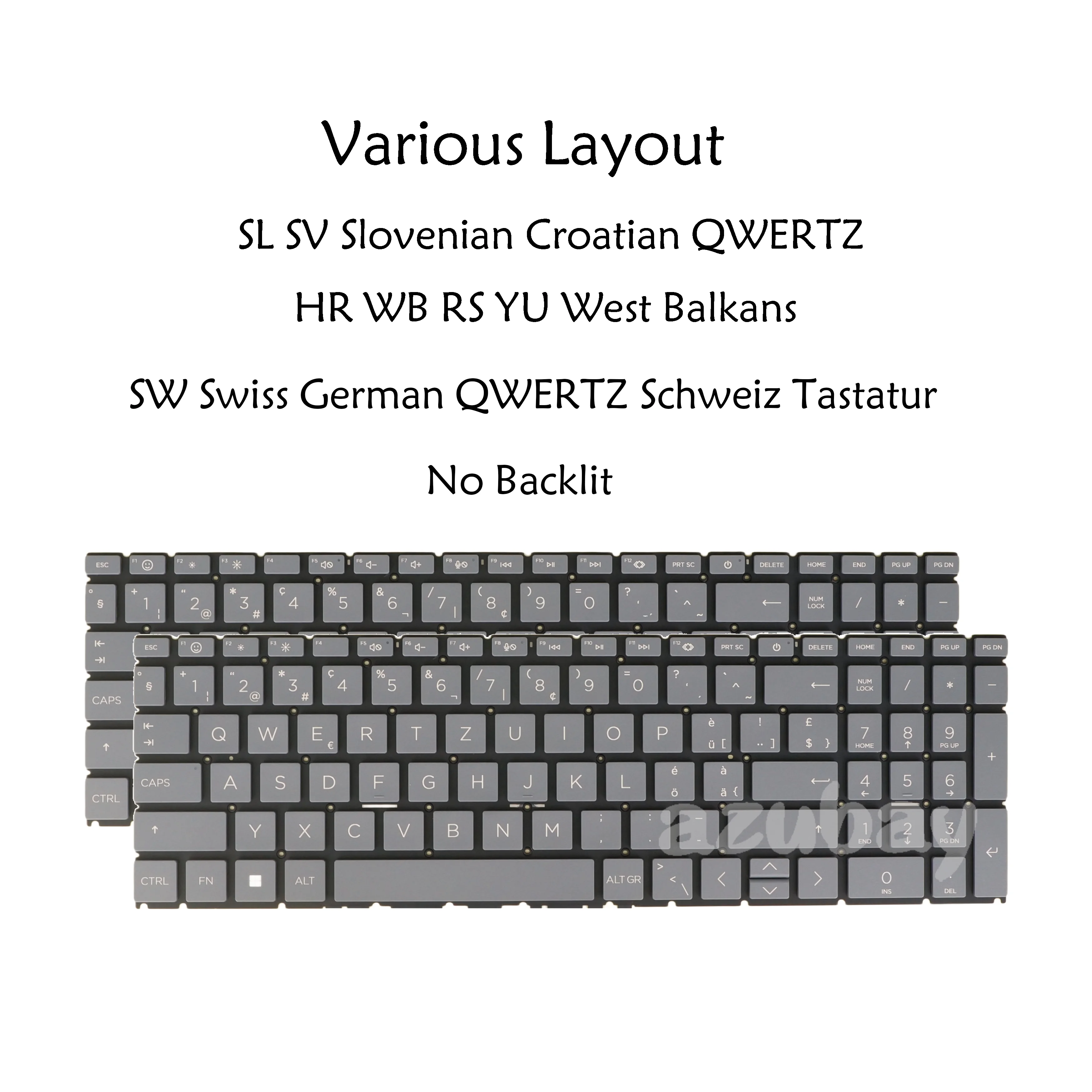 Laptop Keyboard For HP 15-fc 15-fc0000 15-fd 15-fd0000 Slovenian SV CR Croatian Swiss German QWERTZ