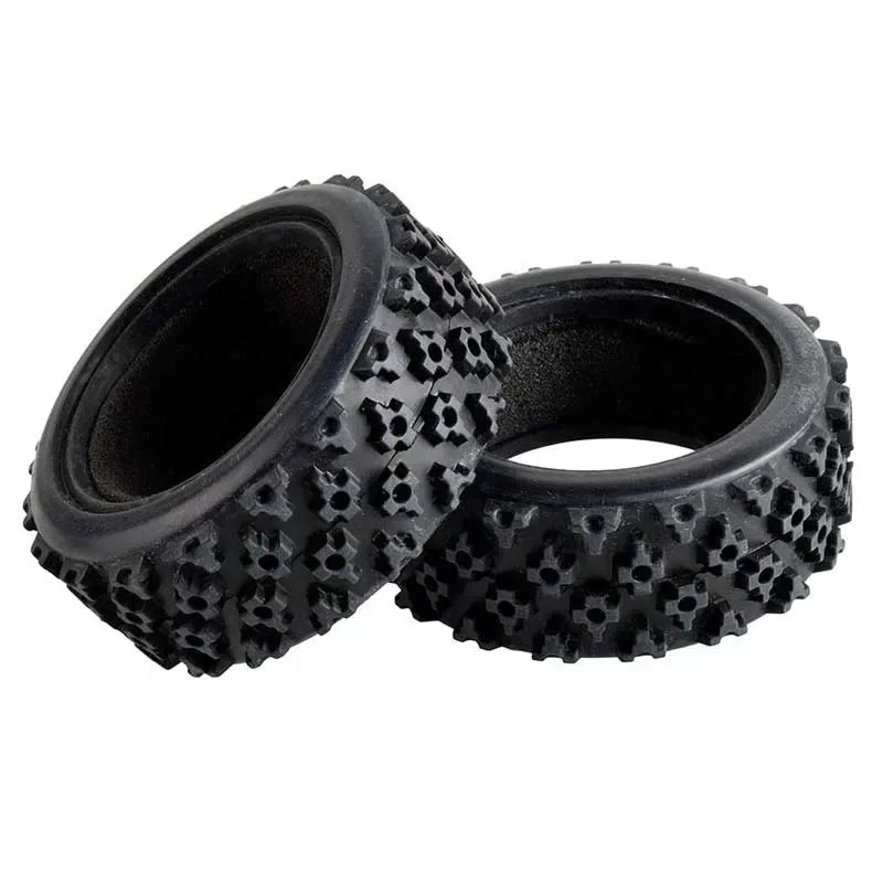 

4Pcs 70Mm 1/10 RC Off-Road Buggy Car Rubber Tires Wheel Tyres Front For Tamiya TT01 TT02 XV01 LC RACING PTG-2 HSP HPI