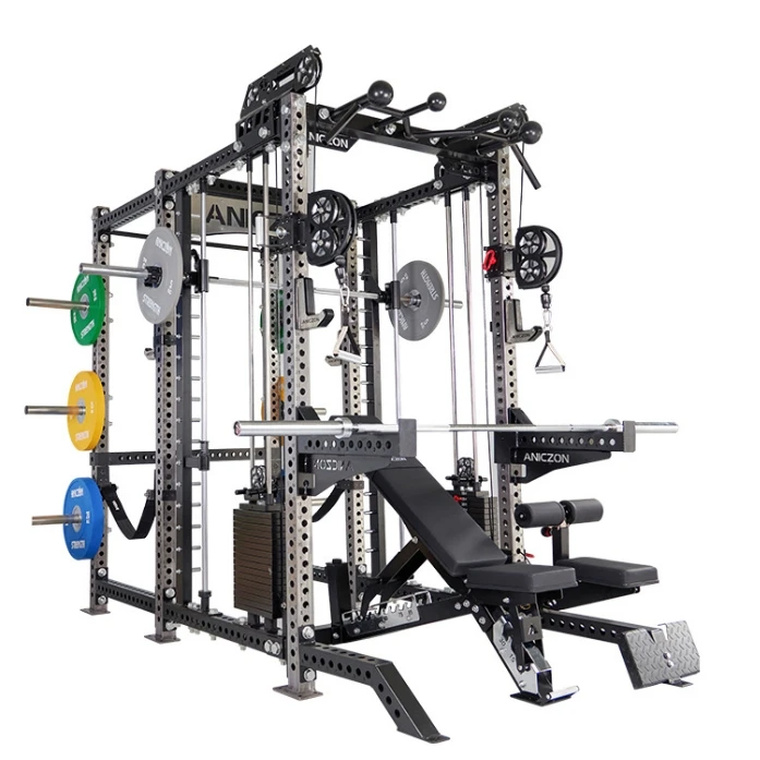 Comprehensive trainer commercial gym bench press multi-function gantry home indoor Smith machine squat rack