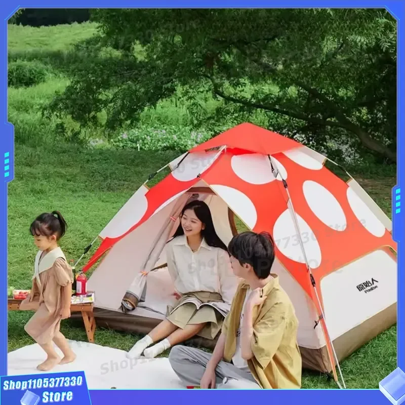 Automatic Folding Camping Tent Portable Outdoor Single Person Field Shelter Professional Full Set Equipment Indoor Use