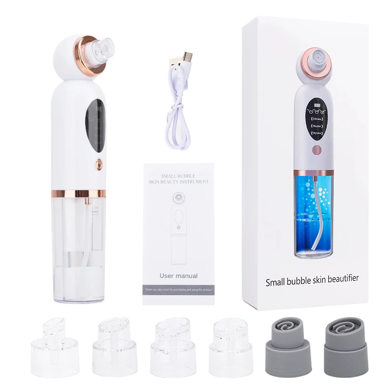 Electric Blackhead Remover Vacuum Suction Remove Acne Blackheads Dead Skin Water Cycle Facial Deep Cleanser Skincare Beauty Tool