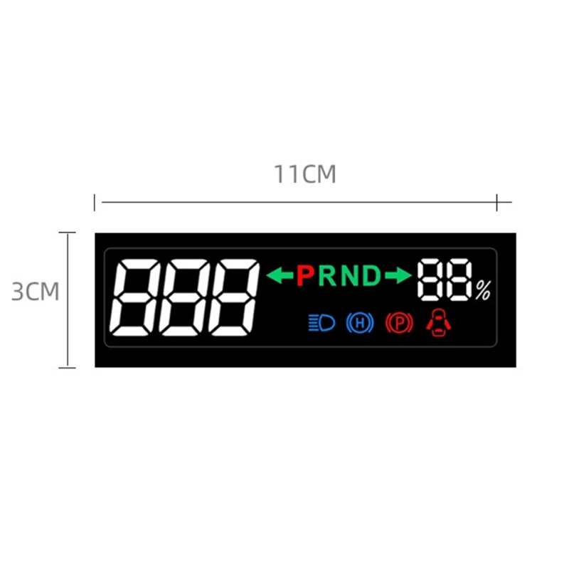 Para Tesla Model 3 Model Y 2021-2023 HUD Head-Up Display Eletrônica Velocímetro Digital Peças de Reposição Do Carro