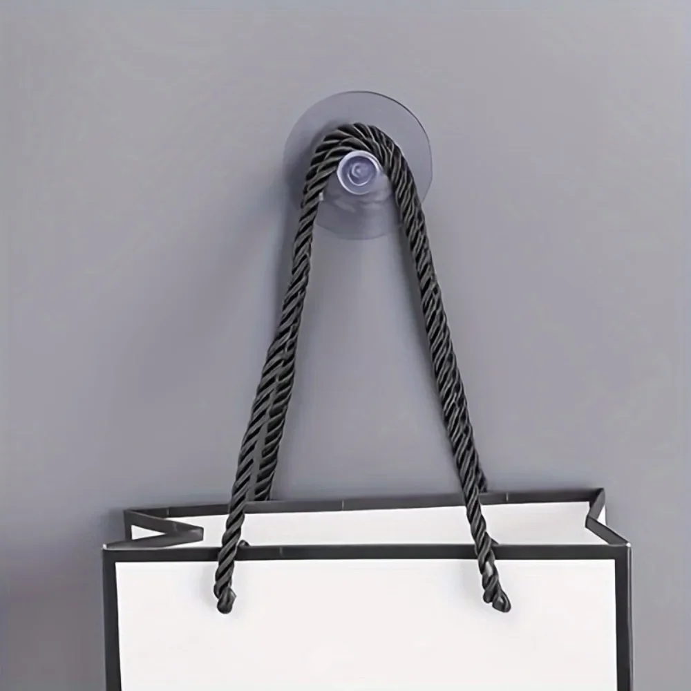 20 قطعة خطاف مصاصة رأس الفطر من مادة PVC خطاف مساعد شفاف