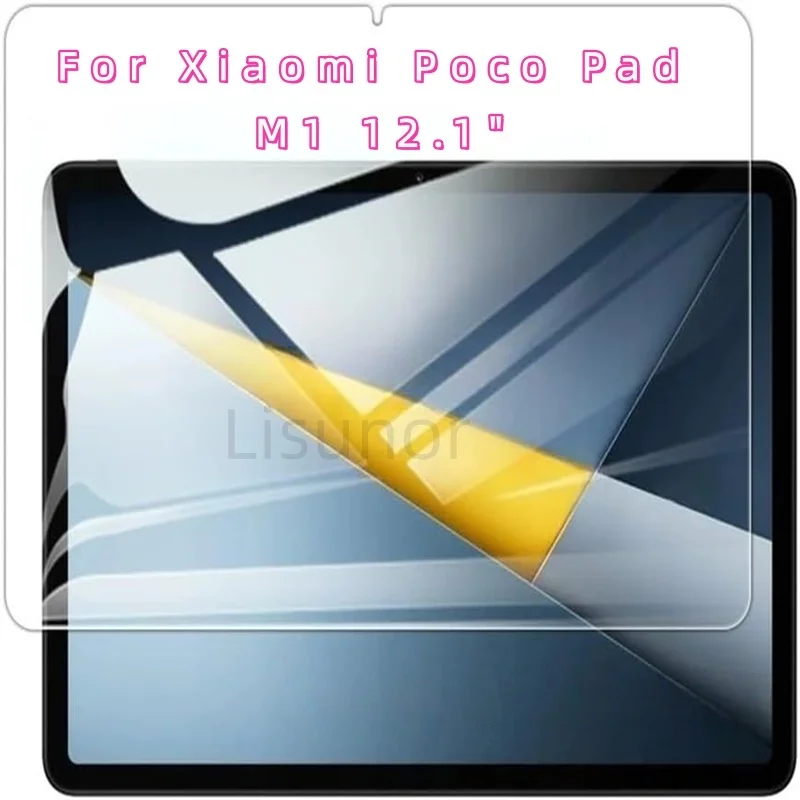 1Pcs 9H Tempered Glass Tablet Screen Protector For Xiaomi Poco Pad M1 12.1 X1 11.2 Inch Anti-Scratch Bubble-Free Protective Film