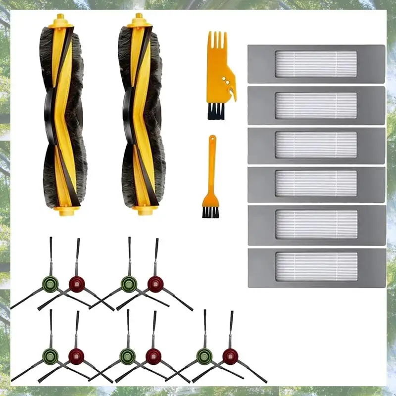 

L73A 2025 — для пылесоса Ecovacs DEEBOT OZMO 920 950 T8 AIVI Max T9 T5 N5 N7 N8+ N8 Pro DX55 DX93 DJ65 Основная боковая щетка Hepa-фильтр