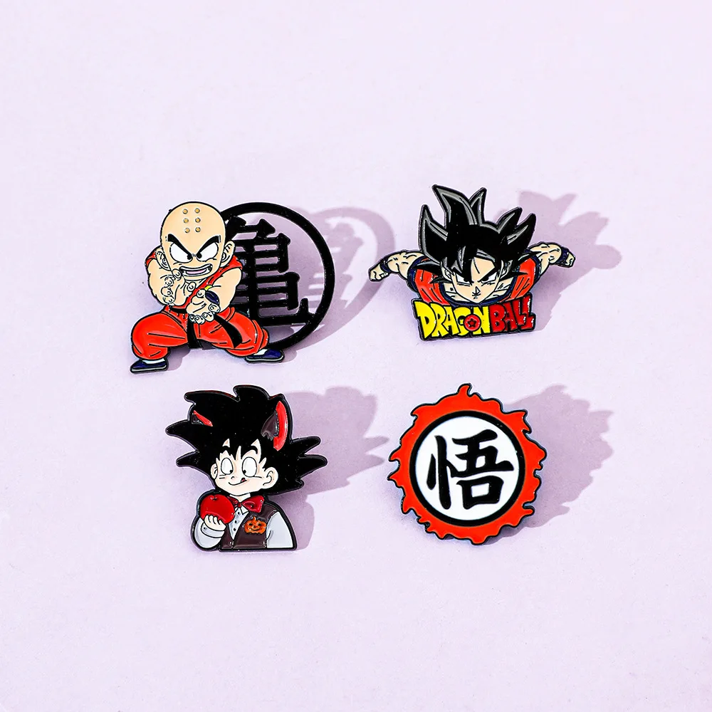 Fashionable Charm Anime Cartoon Character Metal Brooch Pin Back Pack Accessory Clothing Hat Accessory Gift Fans Periphery
