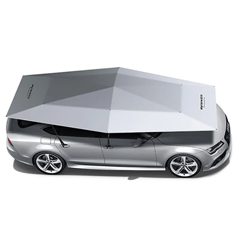 4.2m 4.6m 4.8m  5.2m Anti-UV automatic folding sun shade covering roof car cover umbrella sunshade with remote