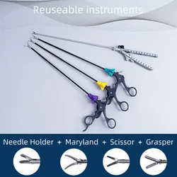 Instruments Laparoscopic Forceps Simulation Training Laparoscopy Practice Instruments Grasper Needle Holder Maryland Scissor