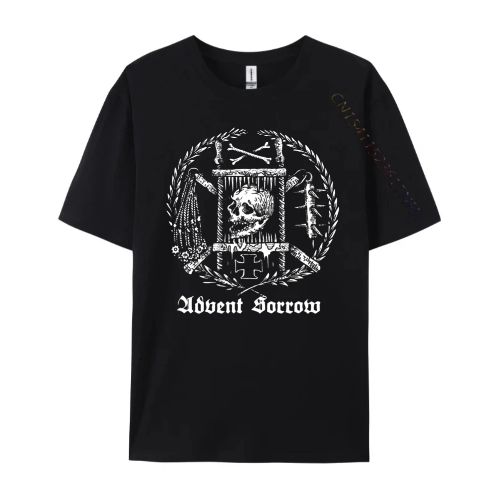 Advent Sorrow Depressive Black Metal Clothing Student High Quality Men's T-Shirt Normal Men Clothing Brand Clothing Classic