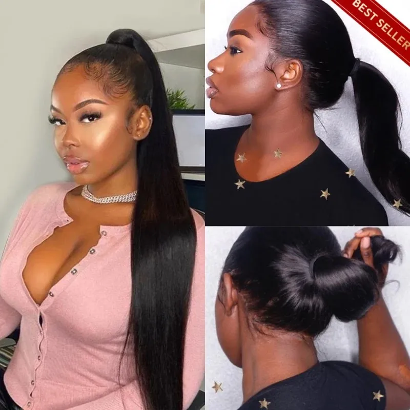 250 Density 360 Full Lace Wig Human Hair Pre Plucked Straight Hd Transparent Lace Frontal Wig For Black Women Glueless Lace Wigs