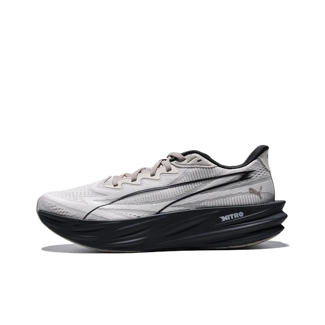 PUMA Deviate Pure NITRO Running Shoes Men's Low Top Black White 313904-15