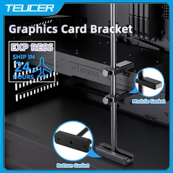 TEUCER VC4 Aluminum Alloy Graphics Video Stand 280mm GPU Support Anodic Oxidation Sandblasting Video Card Bracket PC Accessories