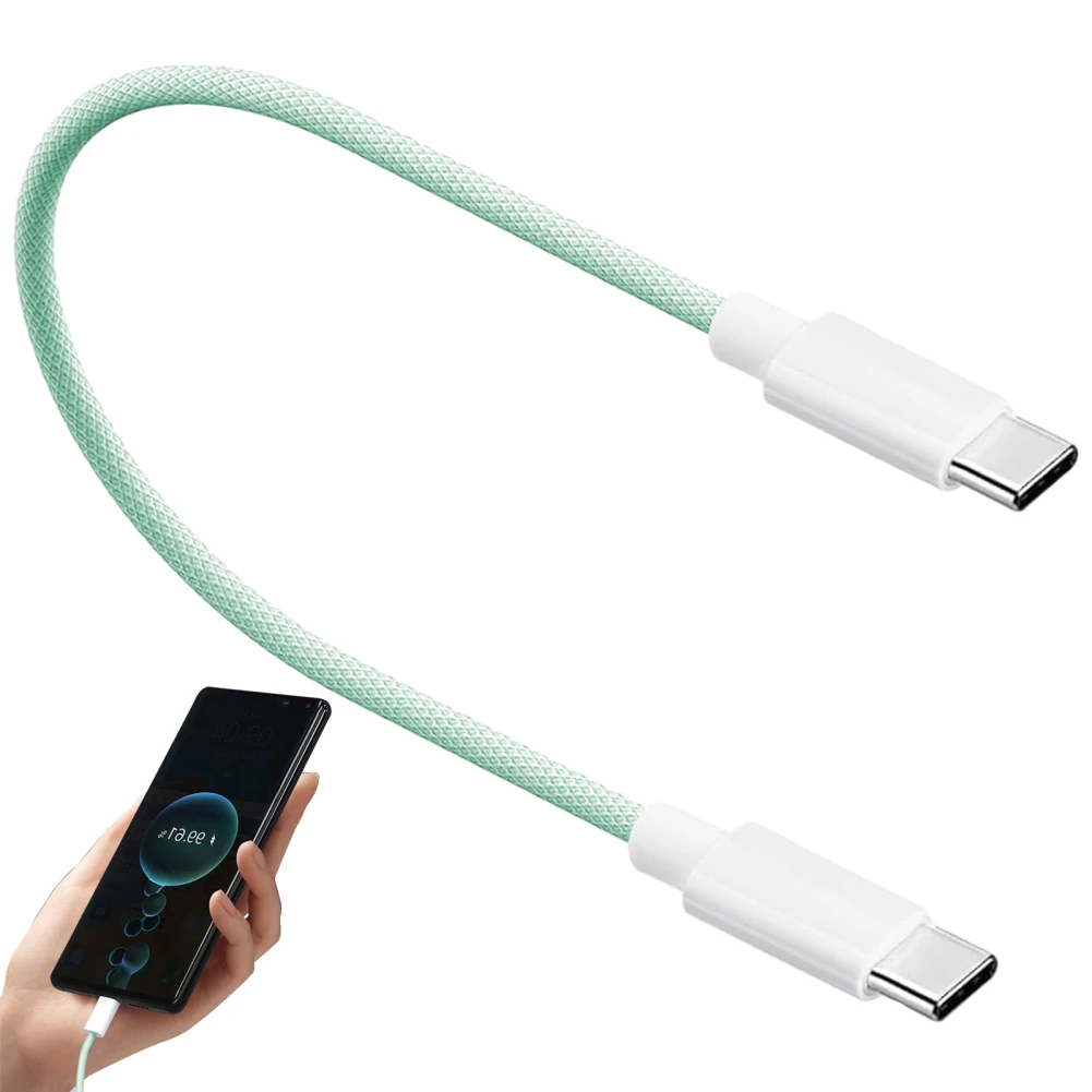 

USB C Cable 1M/2M 39.3/78.7Inches 60W Type C Power Delivery Cable 480MB/S Data Portable Braided Data Cord For PC Laptops