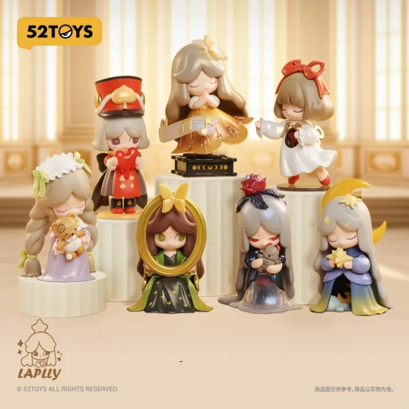 

Подлинная винтажная серия памяти 52TOYS Laplly, слепая коробка, милая аниме-экшн-модель, коллекция Mystery Box, модная игрушка, подарок для девочек