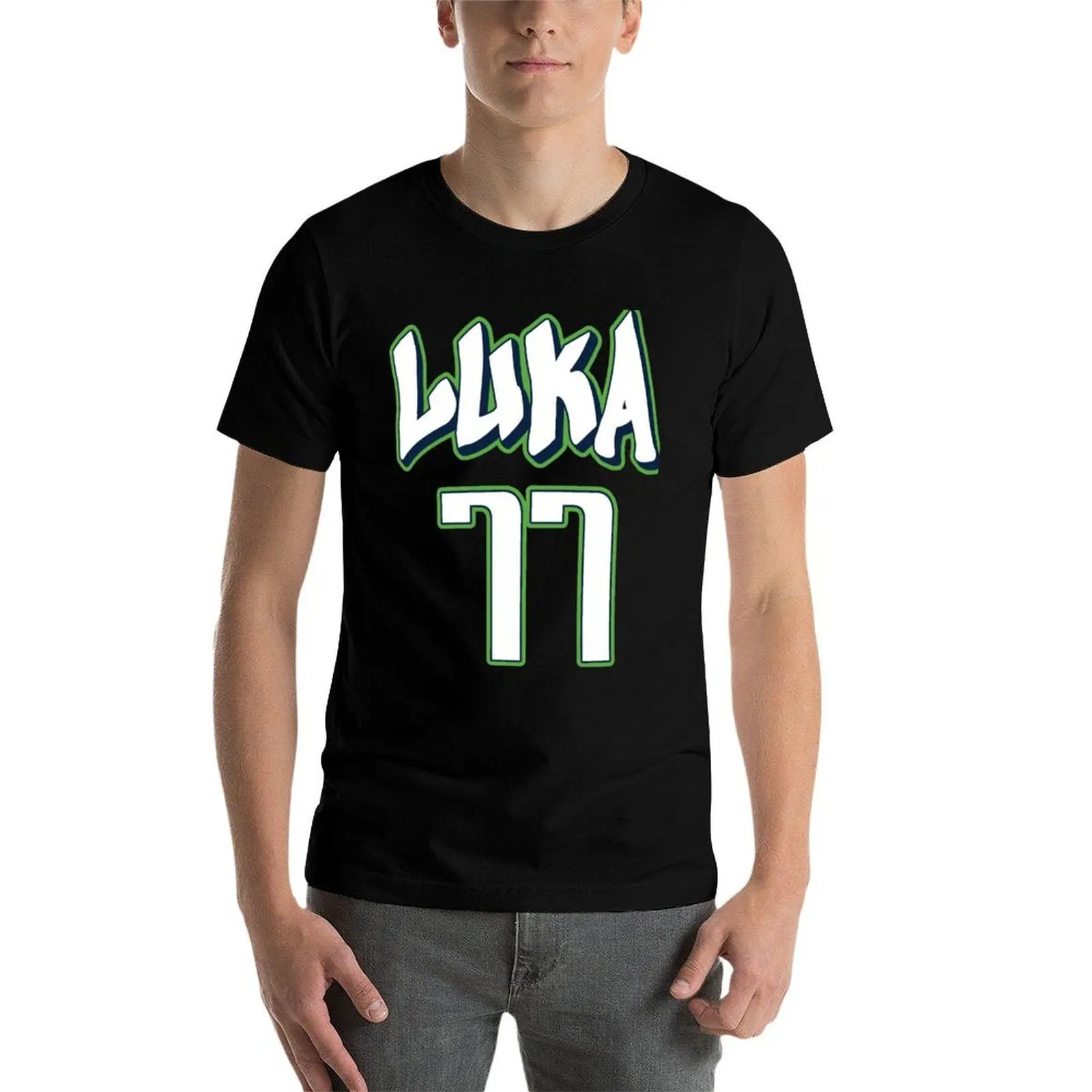 

Luka Doncic 77 City Jersey T-Shirt man t shirts graphic t shirts for man graphic tees T-Shirt