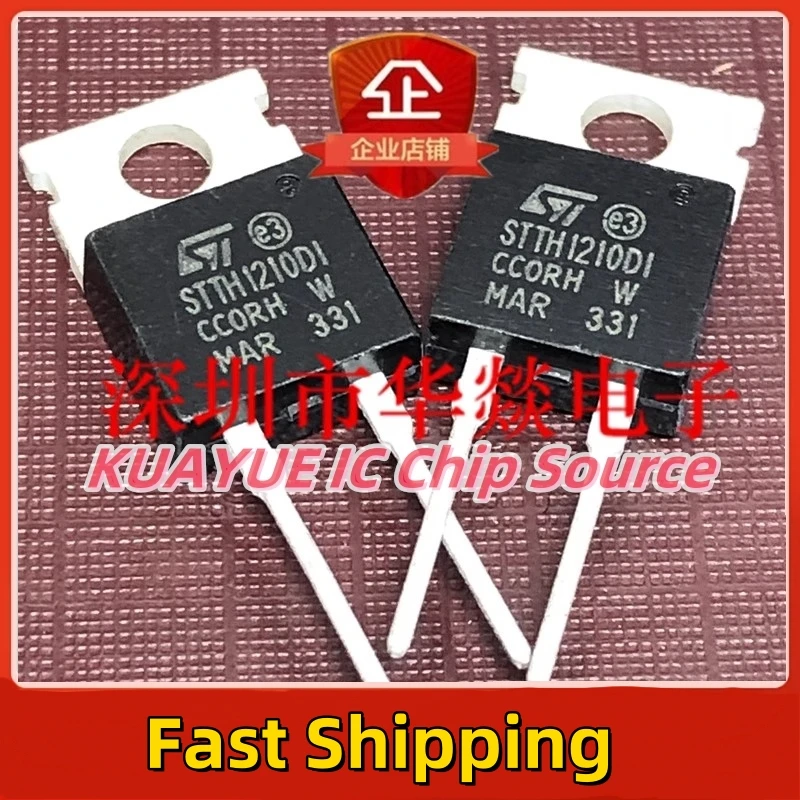 10PCS-30PCS/ STTH1210DI TO-220-2 1000V 12A  Fast Shipping Quality Guarantee