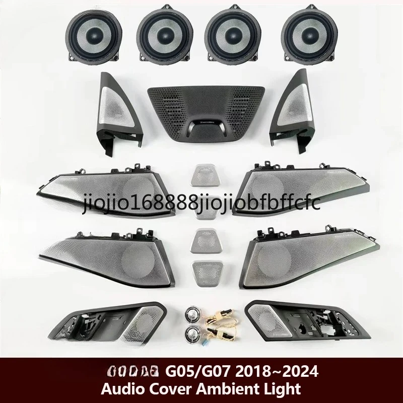Suitable for  Luminous Night Lighting Trim Speaker,LED Light for Front & Rear Door,Car Horn Glow, Ambient Tweeter Cover