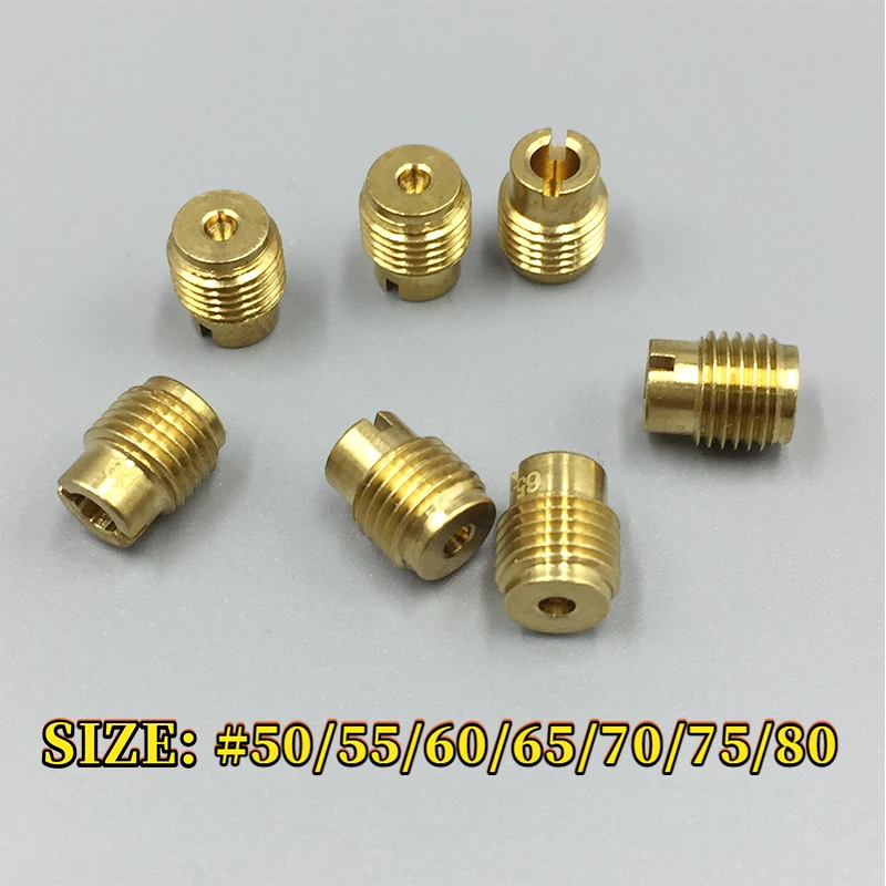 7pcs For Predator 212cc Honda GX160 GX200 Mini Bike Go Kart FCR CVK Carb Carburetor Main Jet Fuel Nozzle Gicleur GX