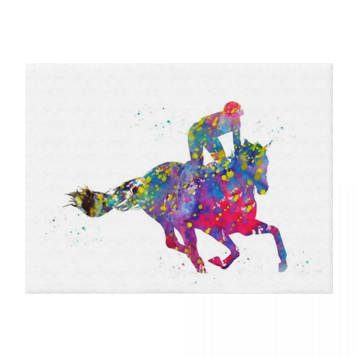

Horse Racing Throw Blanket Personalized Gift for winter blankets ands Fashion Sofas Blankets