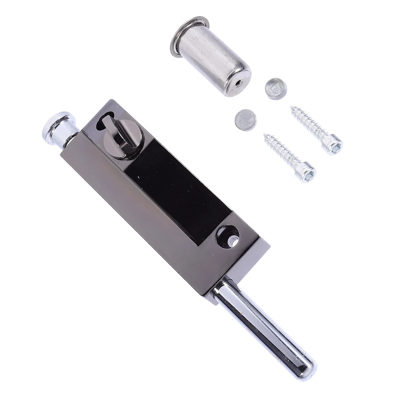 

Door Lock Latch Spring Foot Sliding Safety Fence Security Bolt Zinc Alloy Slide