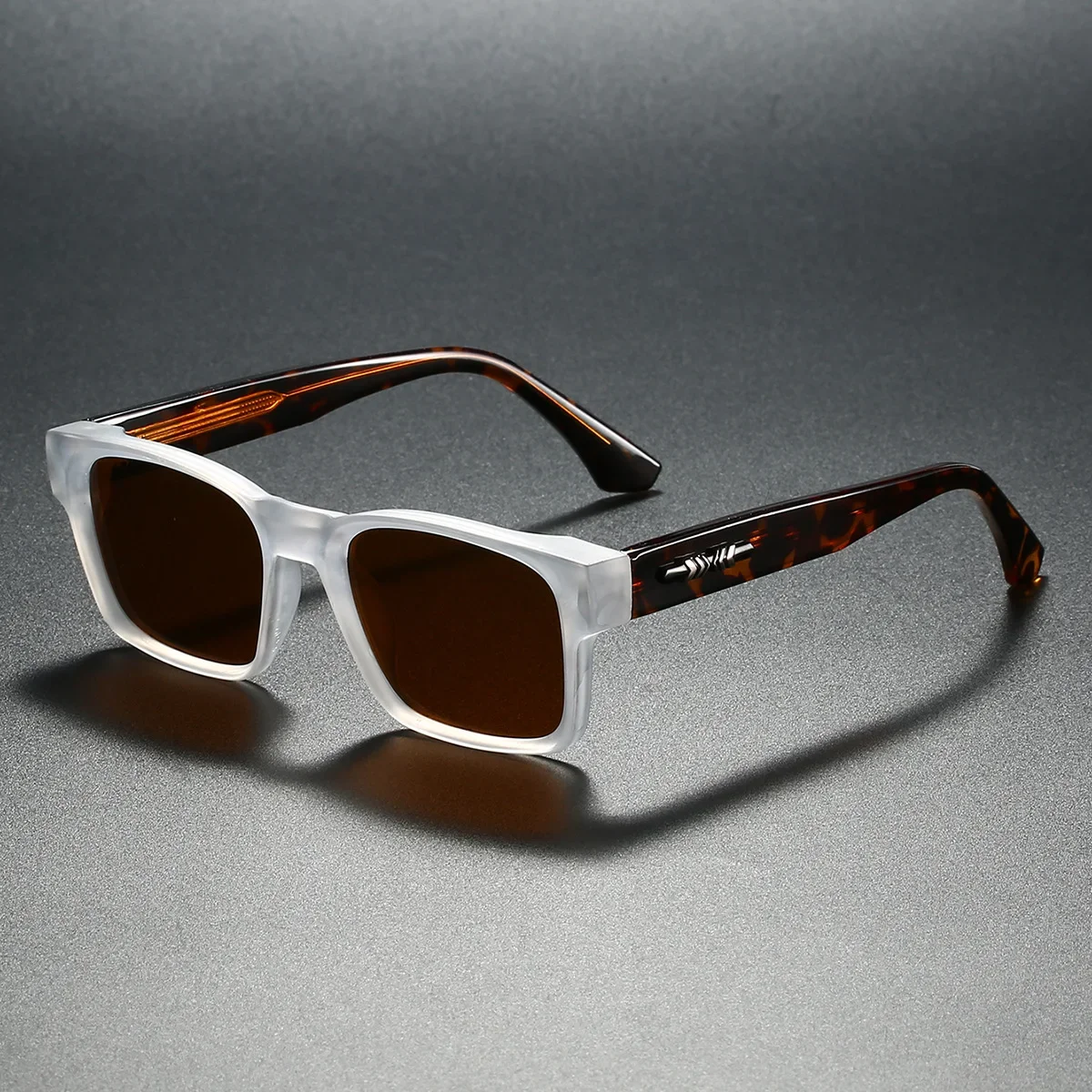 Qualität Quadratische Polarisierte Sonnenbrille Männer Metall Kern UV400 Unisex Sonnenbrille Reisen Wandern Strand Angeln Brillen – Detail 6